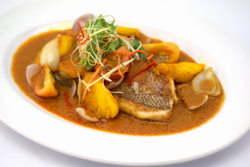 Hot & Spicy Seabass in Nonya Style 