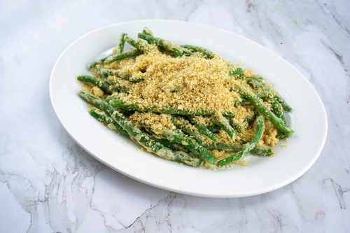 Stir-fried String Bean with Oatmeal