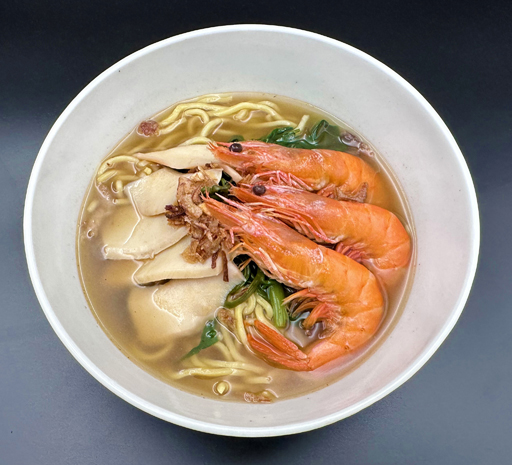 Prawn Mee Noodle Soup