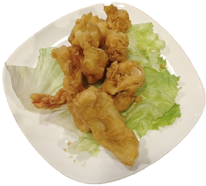 Golden Crispy Seafood Platter