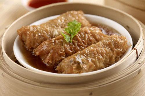 Steamed Beancurd Skin Roll (3 pieces)